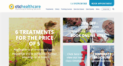 Desktop Screenshot of ctchealthcare.co.uk
