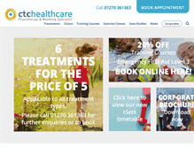 Tablet Screenshot of ctchealthcare.co.uk